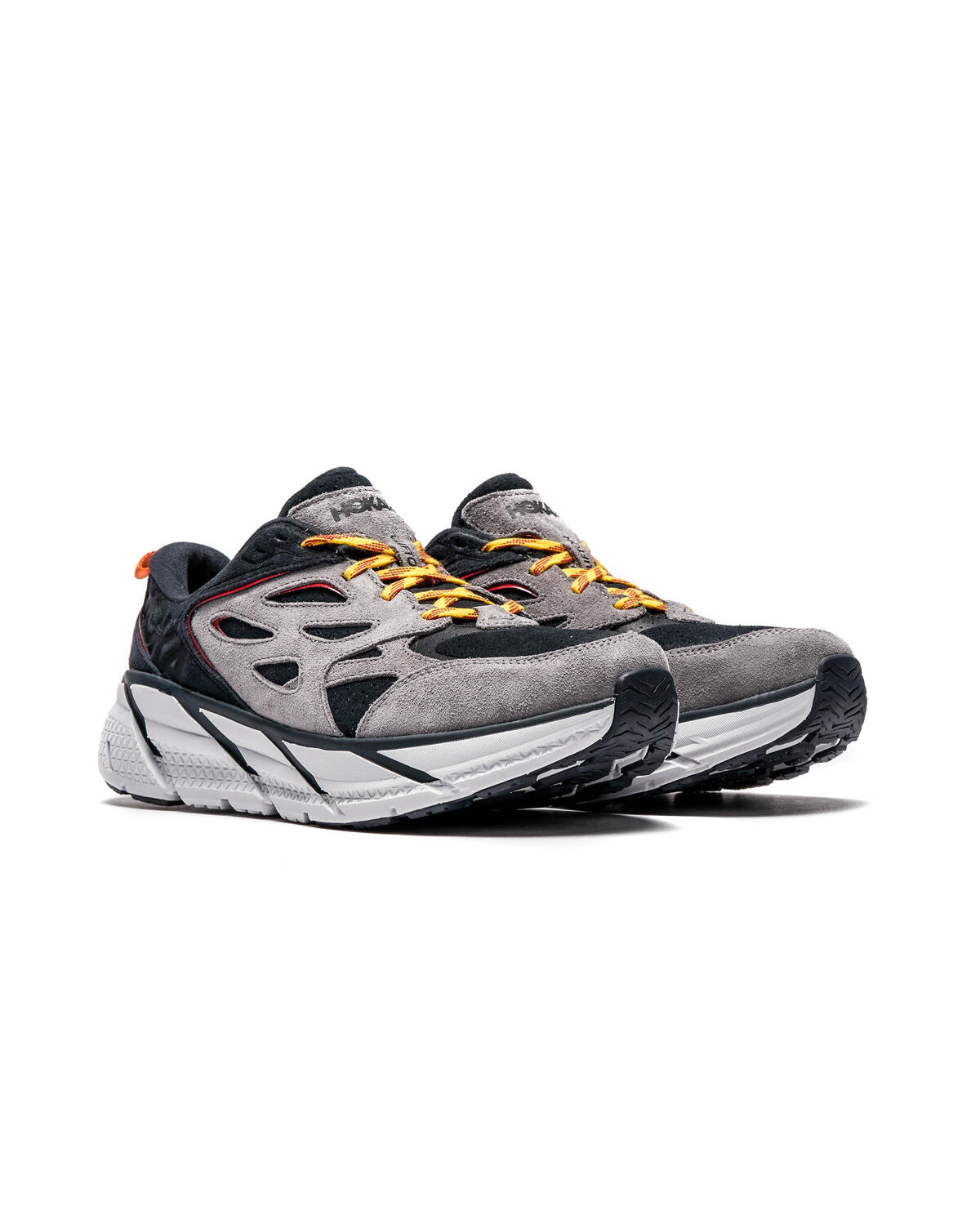 Hoka One One CLIFTON L SUEDE | 1122571-BLRK | AFEW STORE